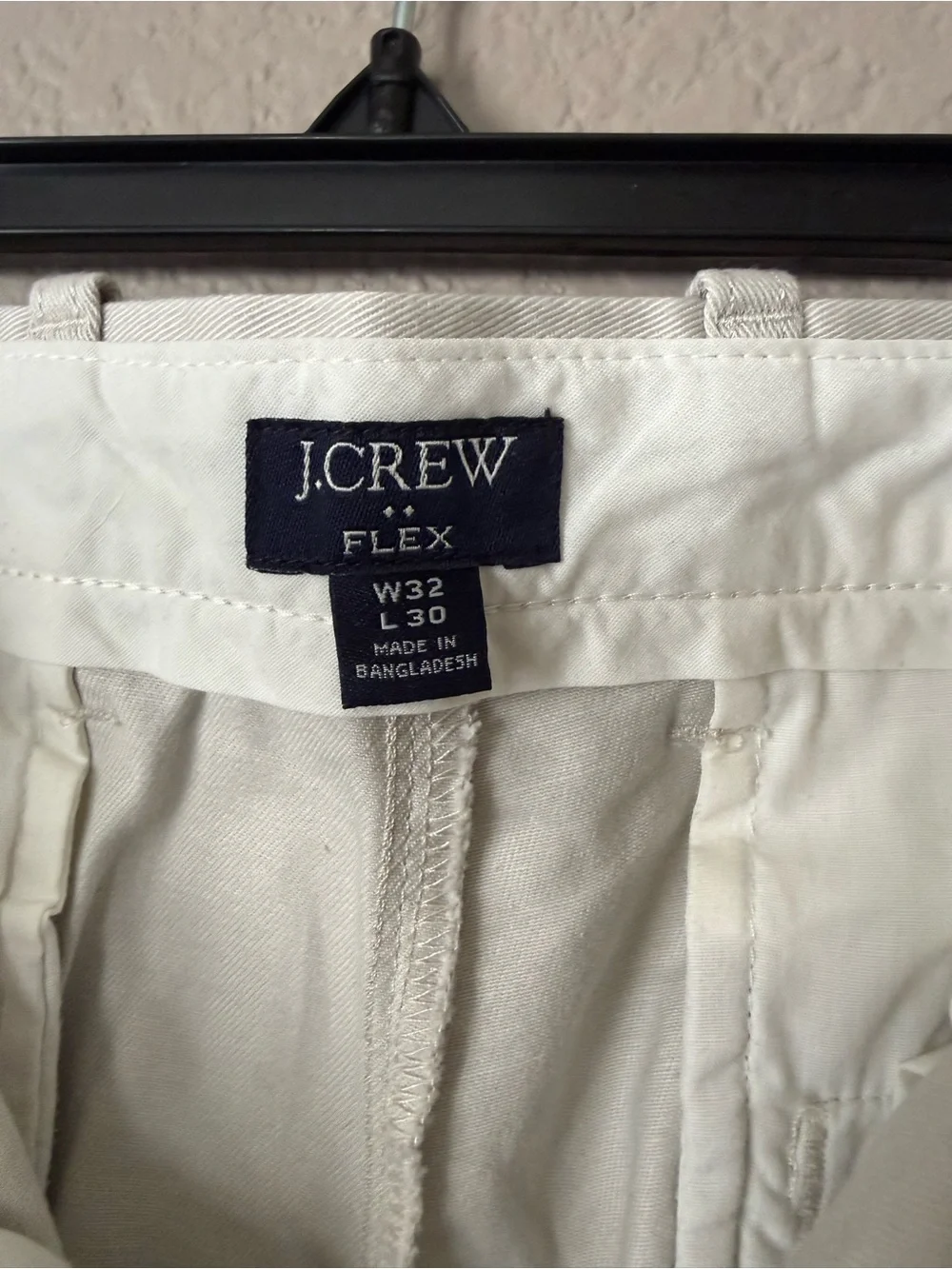 J. Crew Slim White Chino Pants
